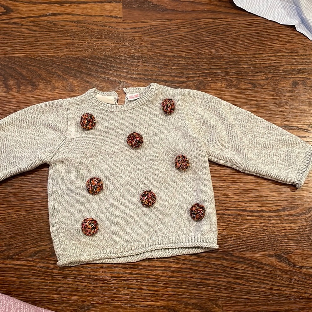 Zara Pom Pom sweater 2-3